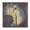 Designart - African American Woman In Gorgeous Wedding Dress - Modern Print on Natural Pine Wood